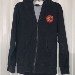 Santa Cruz zip up sweatshirt